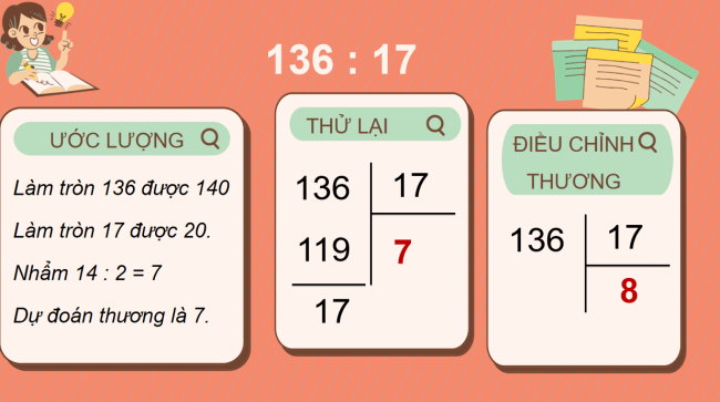 PowerPoint Toán 4 Bài 42: Chia cho số có hai chữ số (tiếp theo)