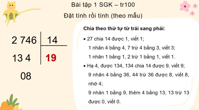 PowerPoint Toán 4 Bài 45: Luyện tập