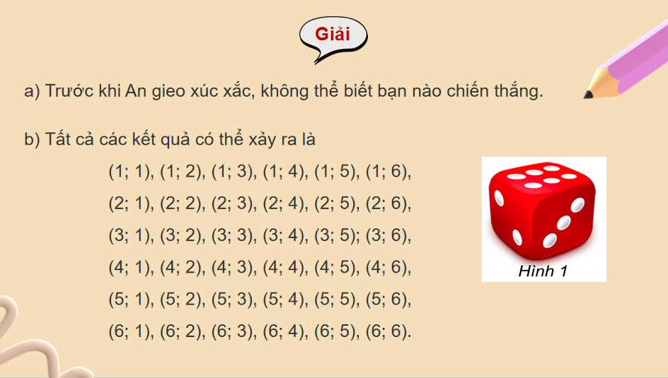 Không gian mẫu và biến cố