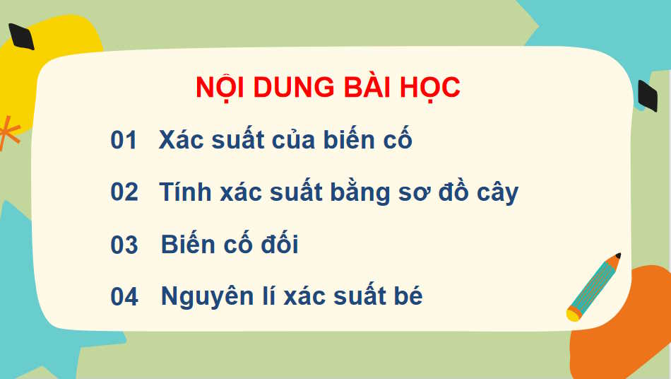  Xác suất của biến cố