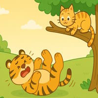 Truyện cổ tích: Tại sao Cọp ghét mèo