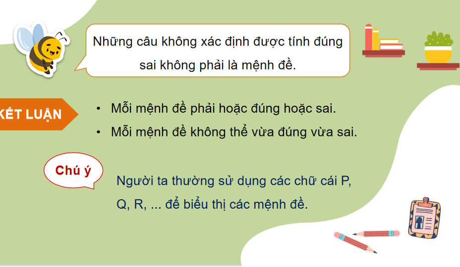 Giáo án Toán 10 Bài 1: Mệnh đề