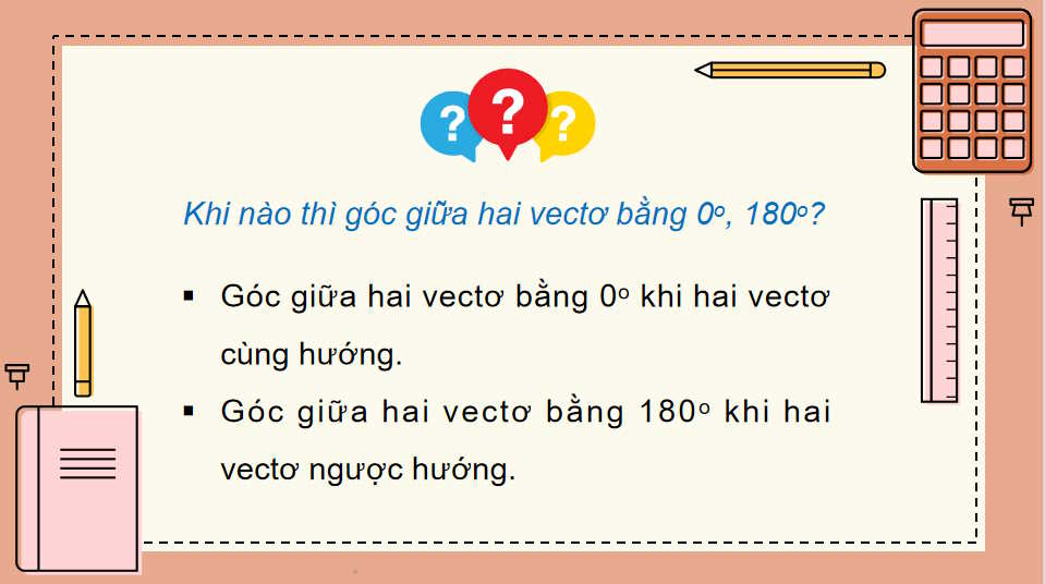 Giáo án Toán 10 Bài 11: Tích vô hướng của hai vectơ