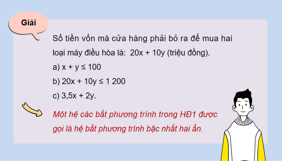 Giáo án Toán 10 Bài 4: Hệ bất phương trình bậc nhất hai ẩn