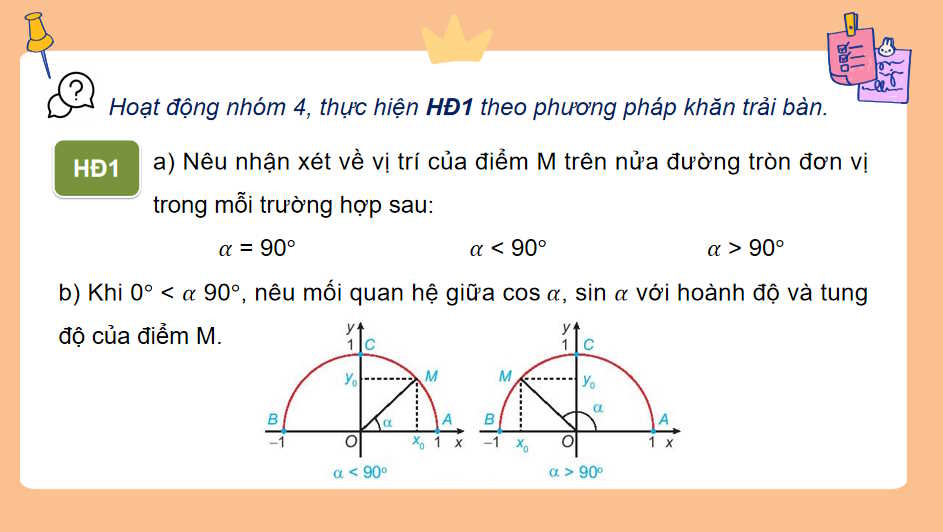Giáo án Toán 10 Bài 5: Giá trị lượng giác của một góc từ 0° đến 180°