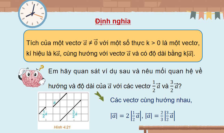 Giáo án Toán 10 Bài 9: Tích của một vectơ với một số