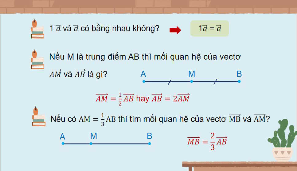 Giáo án Toán 10 Bài 9: Tích của một vectơ với một số