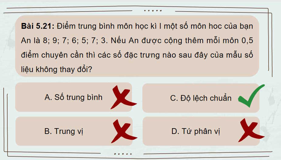 Giáo án Toán 10 Bài tập cuối chương 5