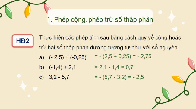 PowerPoint Toán 6 Bài 29: Tính toán với số thập phân
