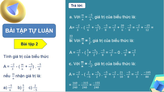 PowerPoint Toán 6 Bài tập cuối chương 5
