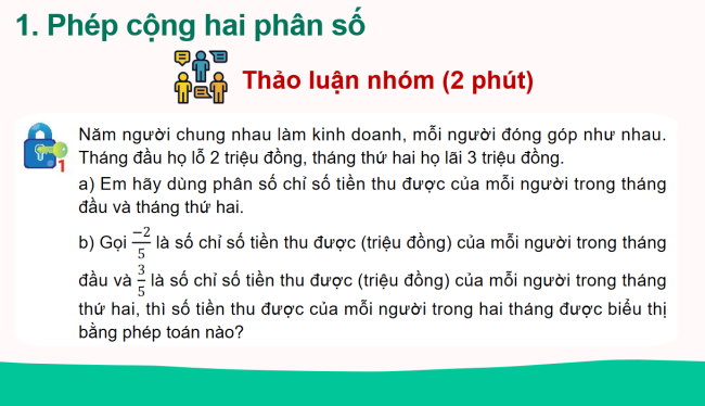 PowerPoint Toán 6 Bài 4: Phép cộng và phép trừ phân số