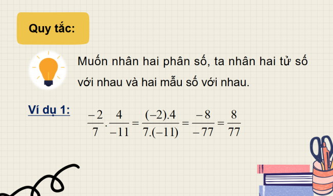 PowerPoint Toán 6 Bài 5: Phép nhân và phép chia phân số