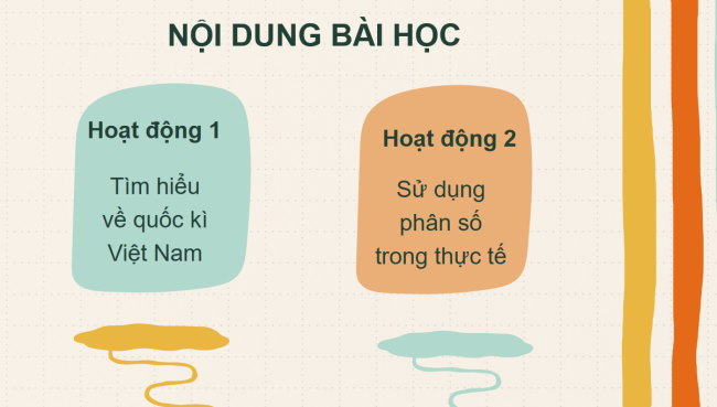 PowerPoint Toán 6 Bài 8: Hoạt động thực hành và trải nghiệm: Phân số ở quanh ta