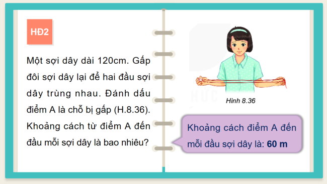 PowerPoint Toán 6 Bài 35: Trung điểm của đoạn thẳng