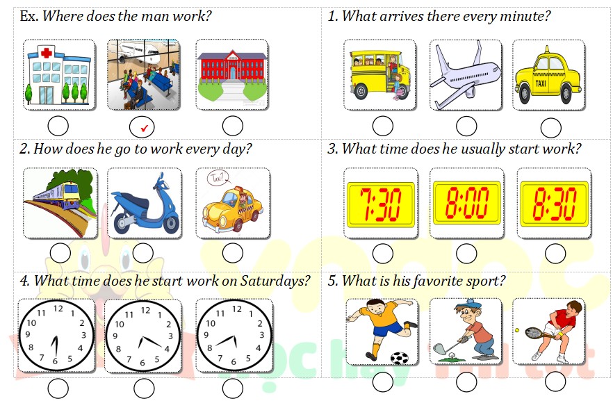 Đề thi học sinh giỏi môn Tiếng Anh lớp 5 có file nghe số 3