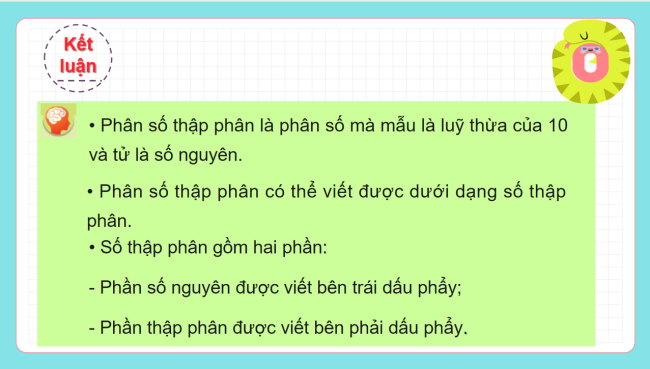 PowerPoint Toán 6 Bài 5: Số thập phân