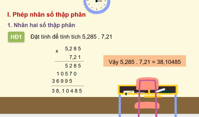 PowerPoint Toán 6 Bài 7: Phép nhân, phép chia số thập phân