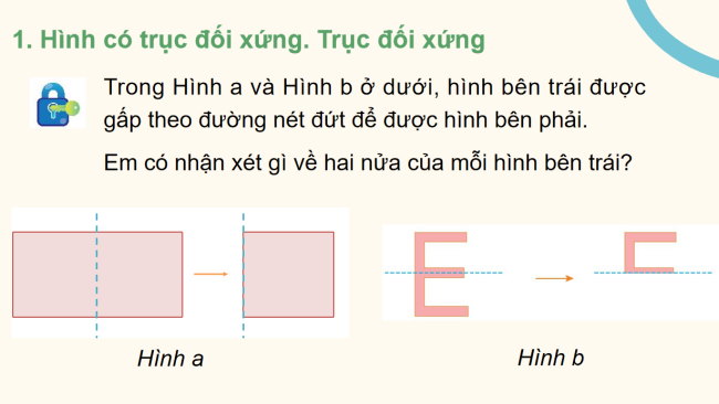 PowerPoint Toán 6 Bài 1: Hình có trục đối xứng