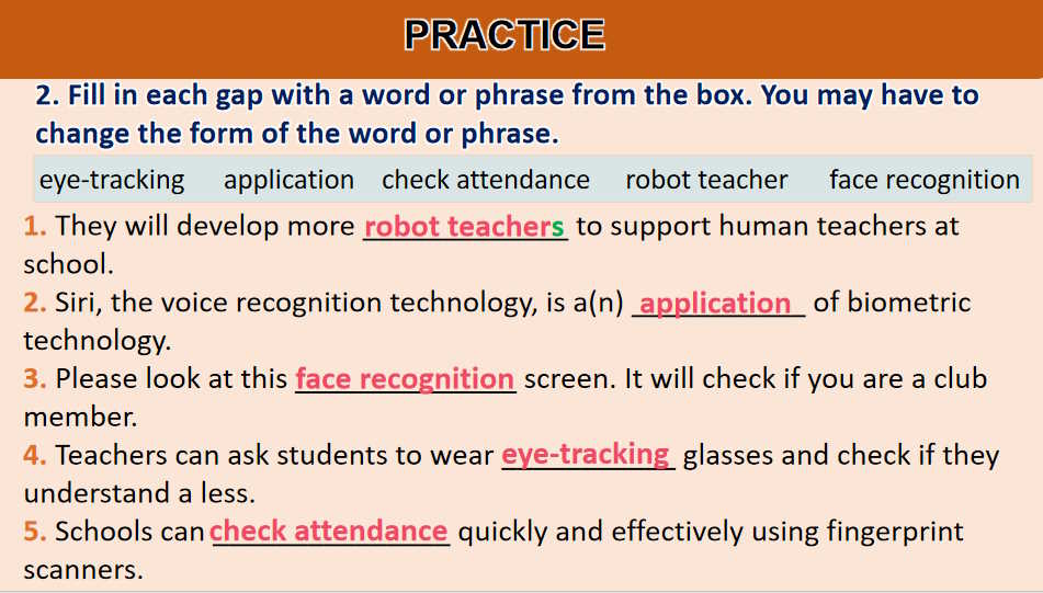 Tiếng Anh 8 Unit 11: Looking Back