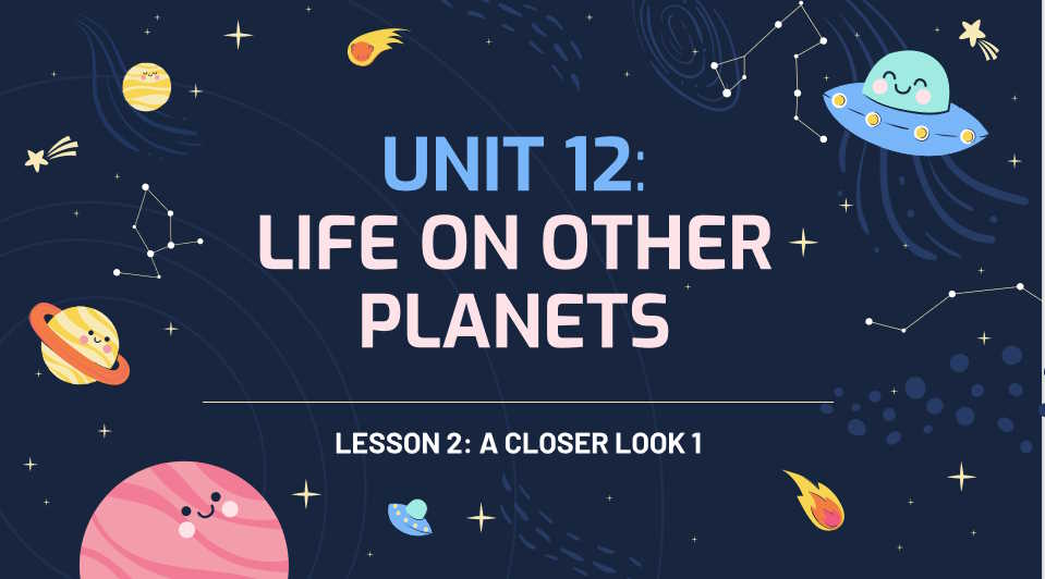 Tiếng Anh 8 Unit 12: A Closer Look 1