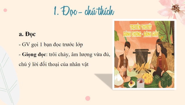 PowerPoint Ngữ văn 6 Bài 6: Bánh chưng, bánh giầy