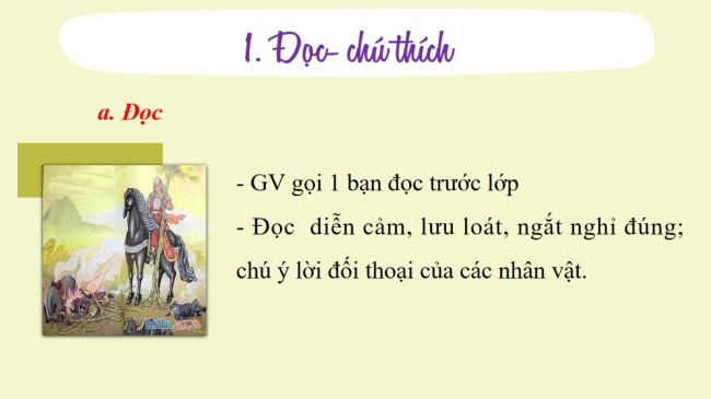 PowerPoint Ngữ văn 6 Bài 6: Thánh Gióng