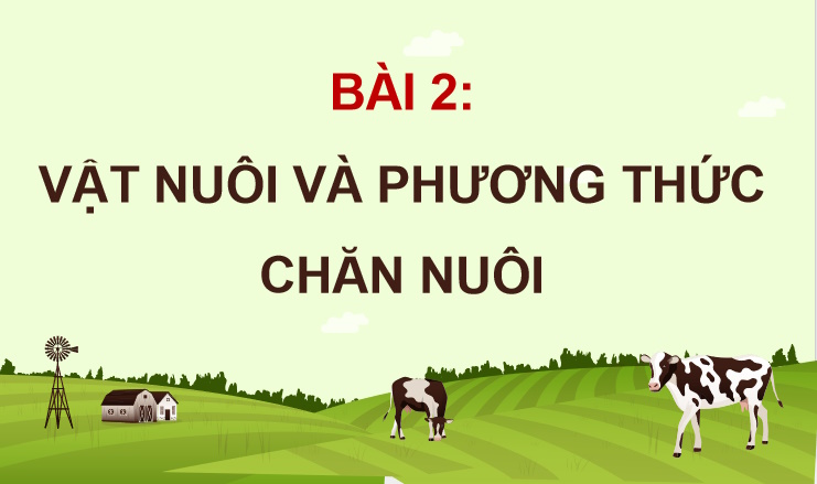 Giáo án PowerPoint Công nghệ Chăn nuôi 11