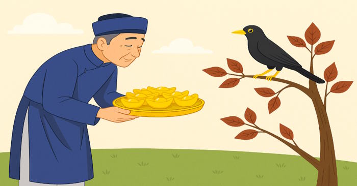 Truyện cổ tích: Con sáo và phú trưởng giả