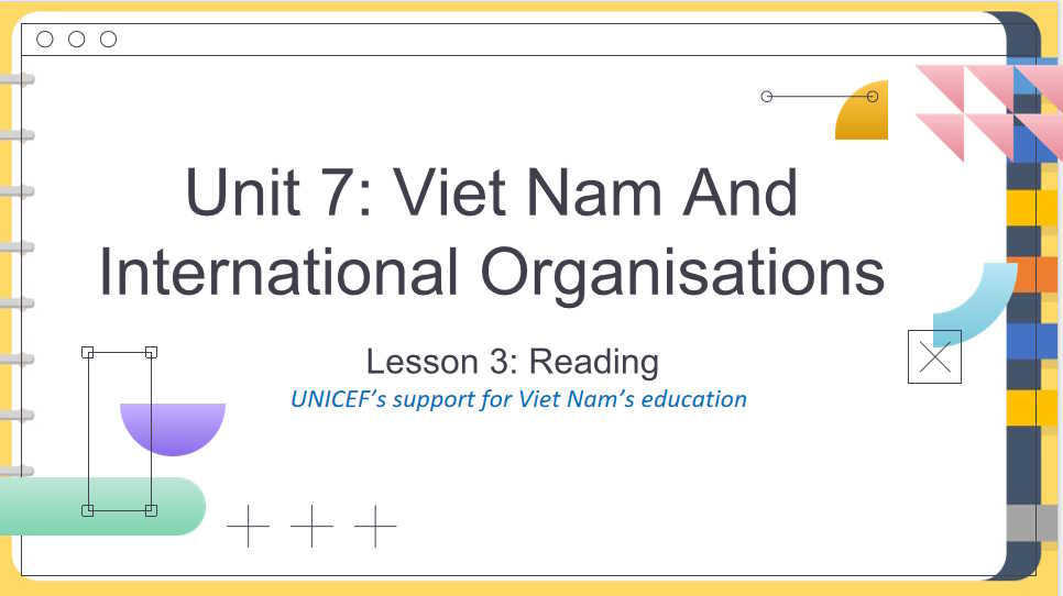 Giáo án Tiếng Anh 10 Unit 7: Reading