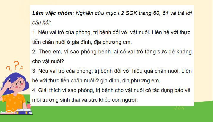 Giáo án PowerPoint Công nghệ Chăn nuôi 11 Bài 11