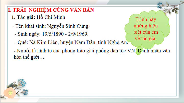 Giáo án Ngữ văn 8 Bài 6: Lòng yêu nước của nhân dân ta