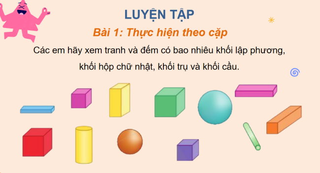 PowerPoint Toán 2: Thực hành lắp ghép, xếp hình khối