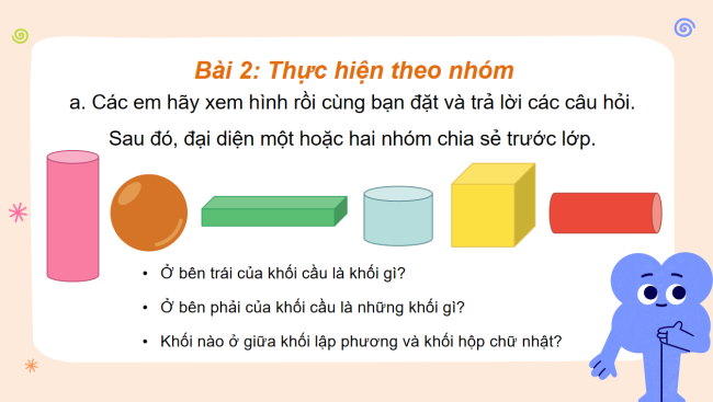 PowerPoint Toán 2: Thực hành lắp ghép, xếp hình khối