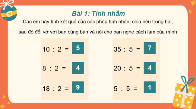 PowerPoint Toán 2: Em ôn lại những gì đã học trang 40