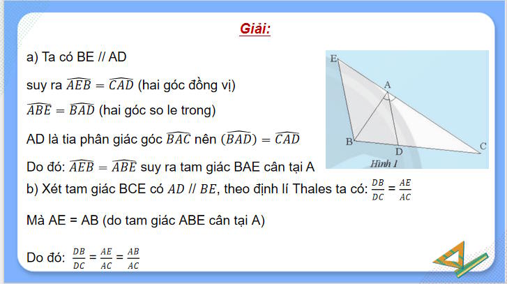 Giáo án Toán 8 Bài 3: Tính chất đường phân giác của tam giác 