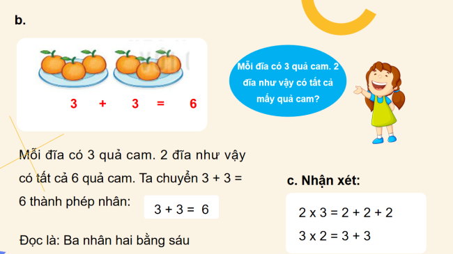 PowerPoint Toán 2 Bài 37: Phép nhân
