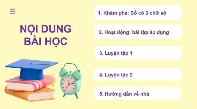 PowerPoint Toán 2 Bài 51: Số có ba chữ số