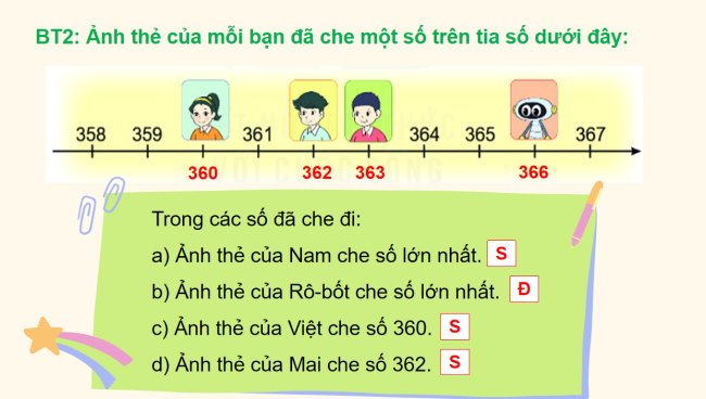 PowerPoint Toán 2 Bài 54: Luyện tập chung