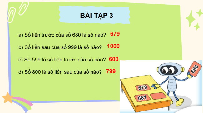 PowerPoint Toán 2 Bài 54: Luyện tập chung