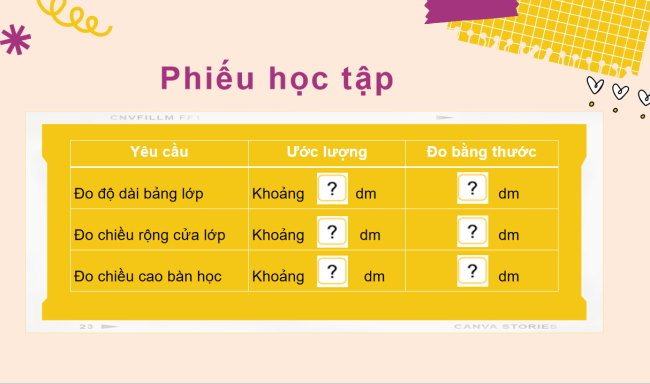 PowerPoint Toán 2 Bài 57: Thực hành và trải nghiệm đo độ dài