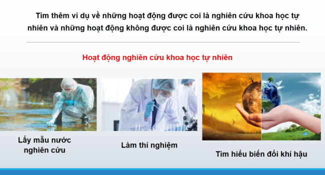 PowerPoint Khoa học tự nhiên 6 Bài 1: Giới thiệu về khoa học tự nhiên