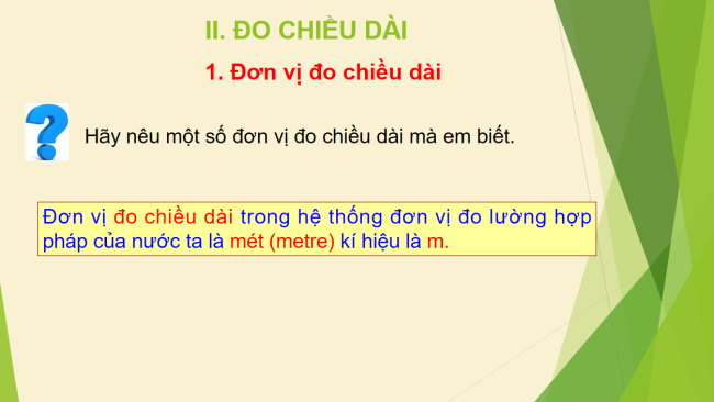 PowerPoint Khoa học tự nhiên 6 Bài 3: Đo chiều dài, khối lượng và thời gian