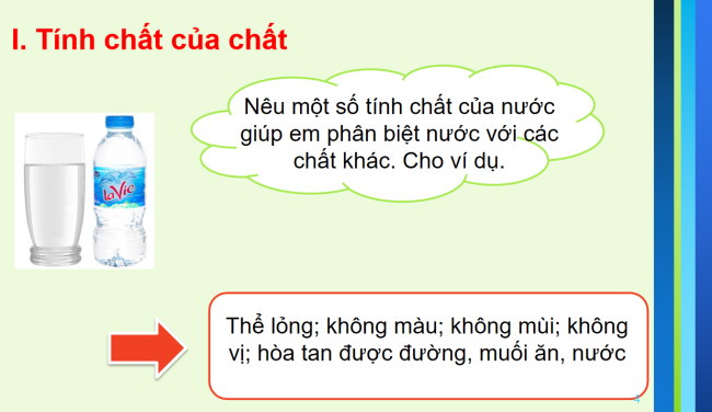 PowerPoint Khoa học tự nhiên 6 Bài 6: Tính chất và sự chuyển thể của chất