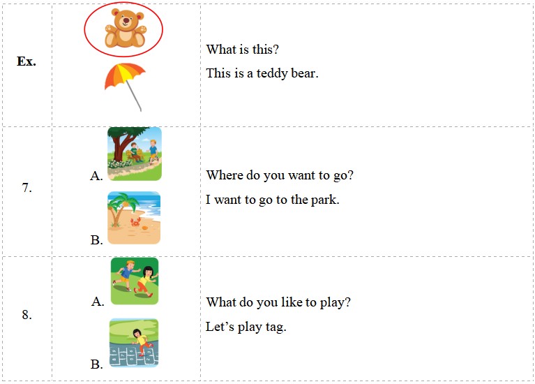 Đề thi giữa kì 2 tiếng Anh lớp 2 iLearn Smart Start số 3