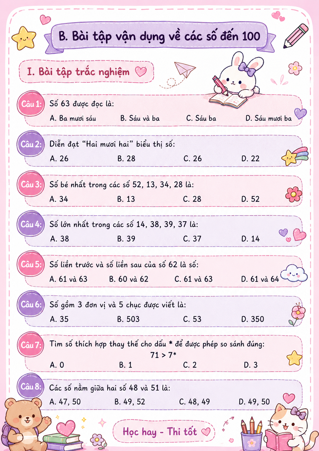 bai tap on tap cac so den 100 lop 2 h2*971244